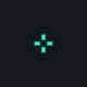 Blue Only cyan custom crosshair