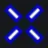 BlueX blue custom crosshair