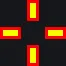 Bright yellow red for RUST red custom crosshair