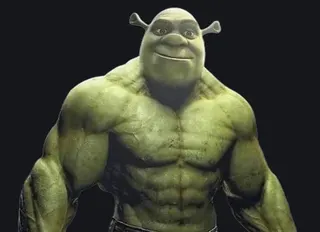 buff shrek yellow custom crosshair