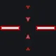 Bullet Drop w/Lines red custom crosshair