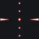 Bullet Drop w/Lines red custom crosshair