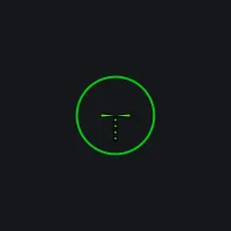 Bulletdrop green custom crosshair
