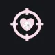bunny pink heart white custom crosshair
