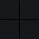 Cartesian coordinate system / Plano cartesiano black custom crosshair