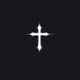 Christian Cross white custom crosshair
