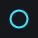 circle cyan custom crosshair