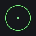 circle dot green custom crosshair