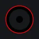 Circle with center dot red custom crosshair