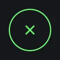 circle x green custom crosshair