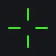clean green custom crosshair