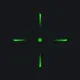 COD中心 green custom crosshair