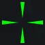 COD Zombies green custom crosshair