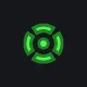 Cool green custom crosshair