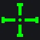 cool green custom crosshair