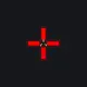 cross+ red custom crosshair