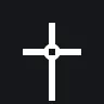 Cross white custom crosshair