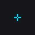 cross cyan custom crosshair