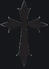 cross black custom crosshair
