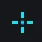 cross + dot (blue) cyan custom crosshair