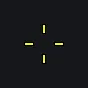 双准星 yellow custom crosshair