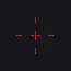 большой прицел red custom crosshair