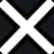 x white custom crosshair