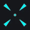 X cyan custom crosshair