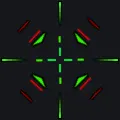 自用准心 green custom crosshair