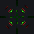 自用 green custom crosshair