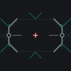 绿框红十字 red custom crosshair