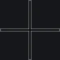 ⊹ black custom crosshair