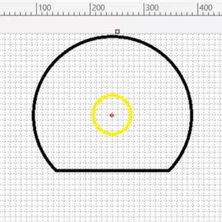 假装是战地5激光瞄具 手绘 white custom crosshair