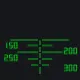 猎杀对决温菲尔德神射手型（大栏位）-高速弹-射表 green custom crosshair