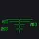 猎杀对决勒贝尔神射手型-高速弹-射表 green custom crosshair
