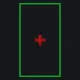 有框你不打？ green custom crosshair