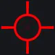 自用右键瞄准可变单红点 red custom crosshair