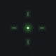 2 white custom crosshair