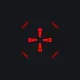 КС2 red custom crosshair