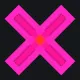 X pink custom crosshair