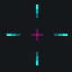 三角洲/吃鸡/神级通用 cyan custom crosshair