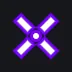 X型—方（中心点） purple custom crosshair