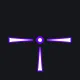 T型—三角（中心点） purple custom crosshair