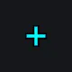 2 cyan custom crosshair