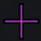 Фиолетовый purple custom crosshair