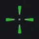 4向水滴（动）（测试版） green custom crosshair