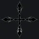 готический крест white custom crosshair