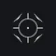 . white custom crosshair
