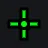 绿色小十字加点准星 green custom crosshair