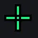 青绿色大狗分 green custom crosshair
